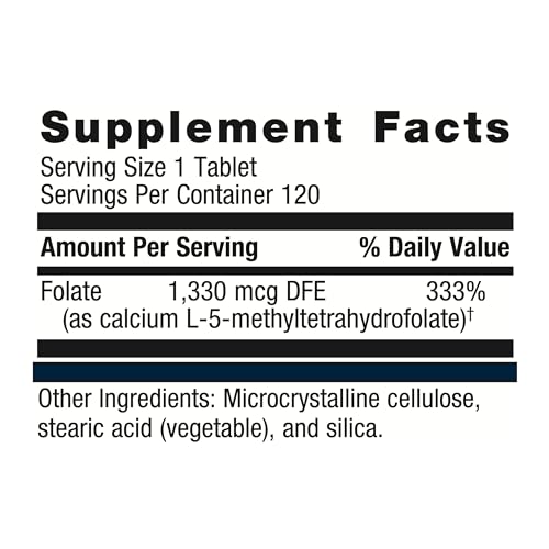 Metagenics FolaPro Advanced Methylated Folate Support- 120 Tablets