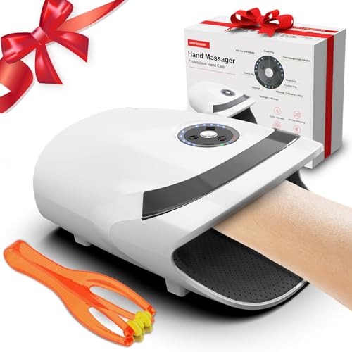 Birthday Gifts for Women/Men,Gifts for Women - Hand Massager with Heat,Lightning Deals of Today Prime - Teen Girl Gifts Trendy Stuff,Gifts for Mom/Dad(White)