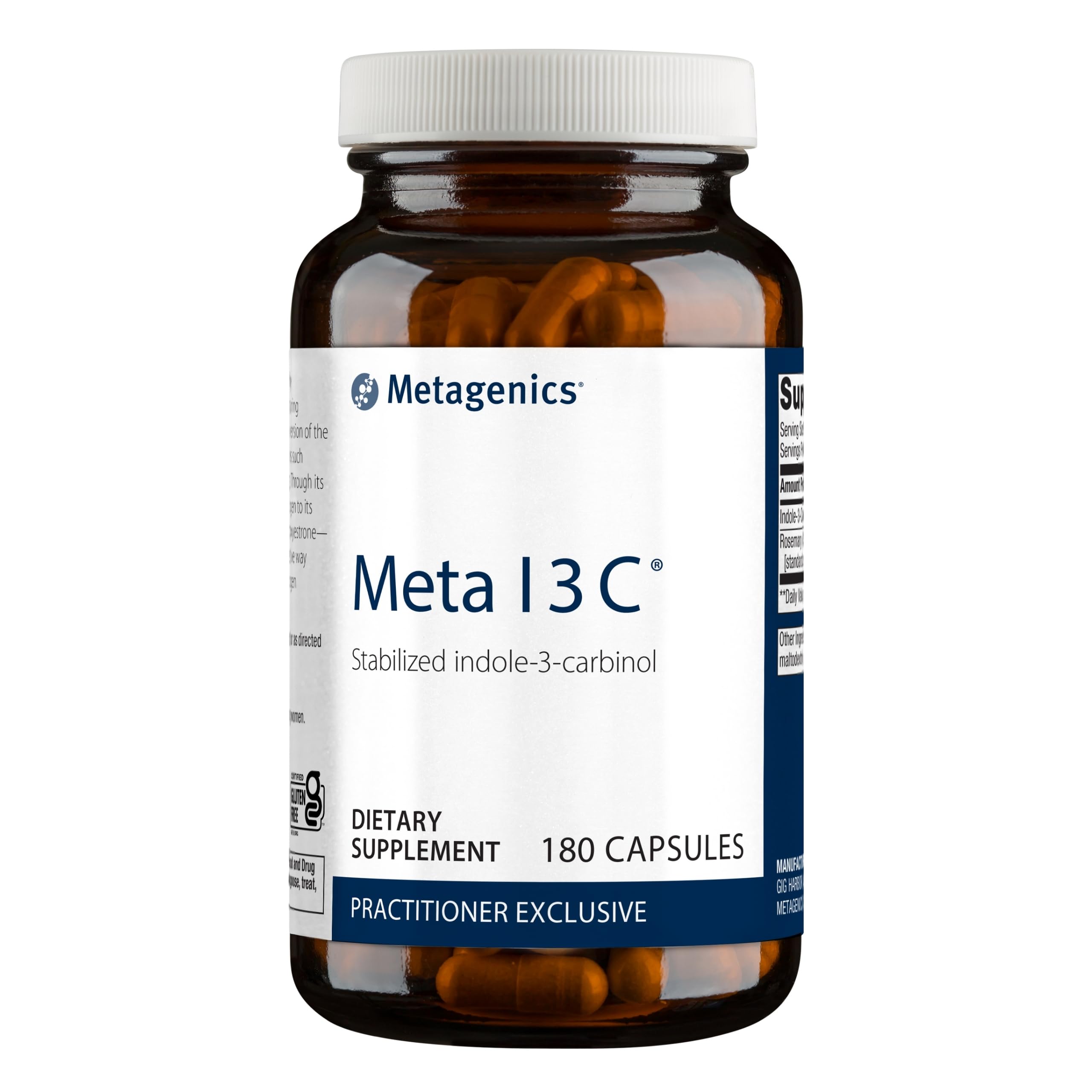Metagenics Meta Indole 3 Carbinol 150g Dietary Supplement - 180 Capsules