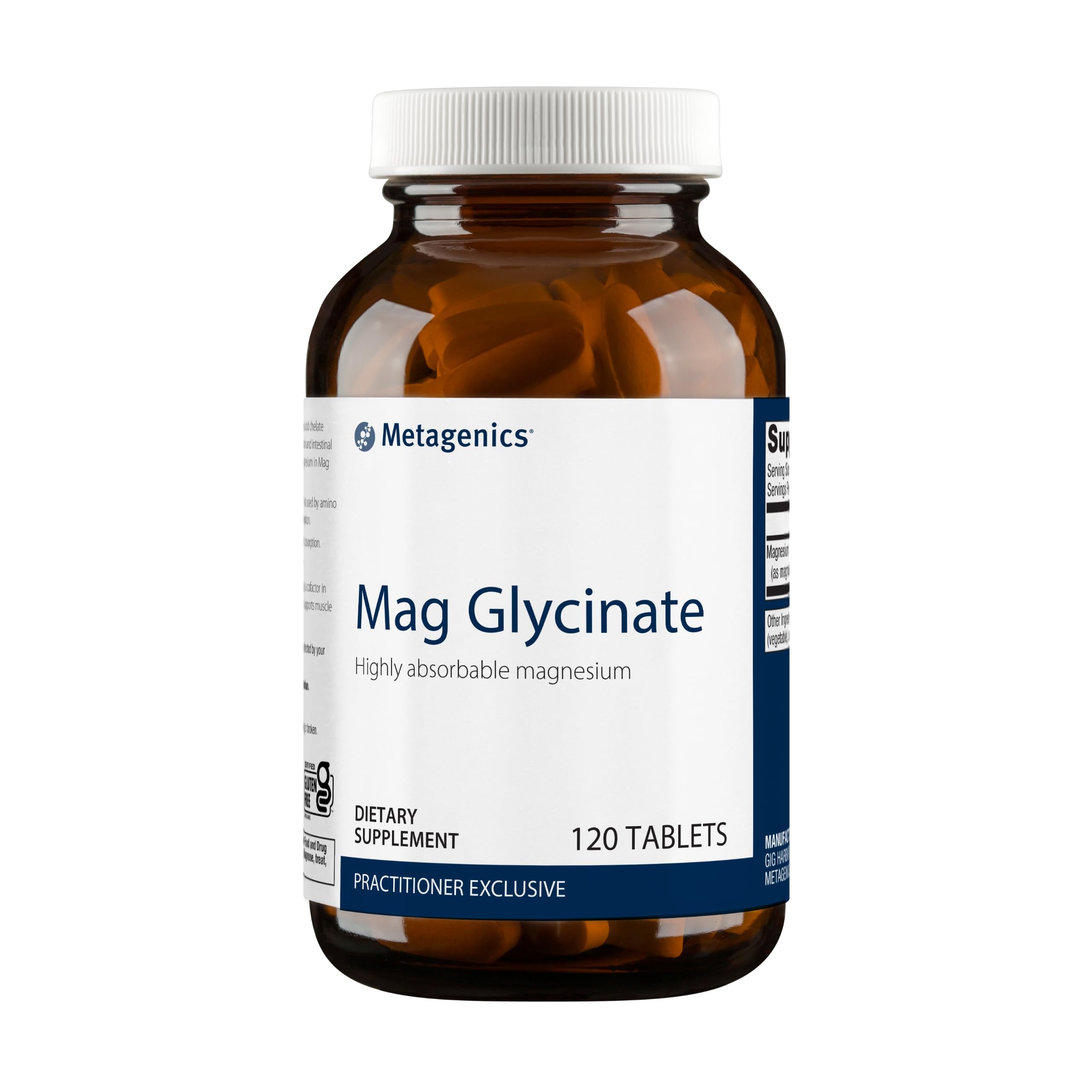 Metagenics Mag Glycinate Nervous System Support - 120 Tablets