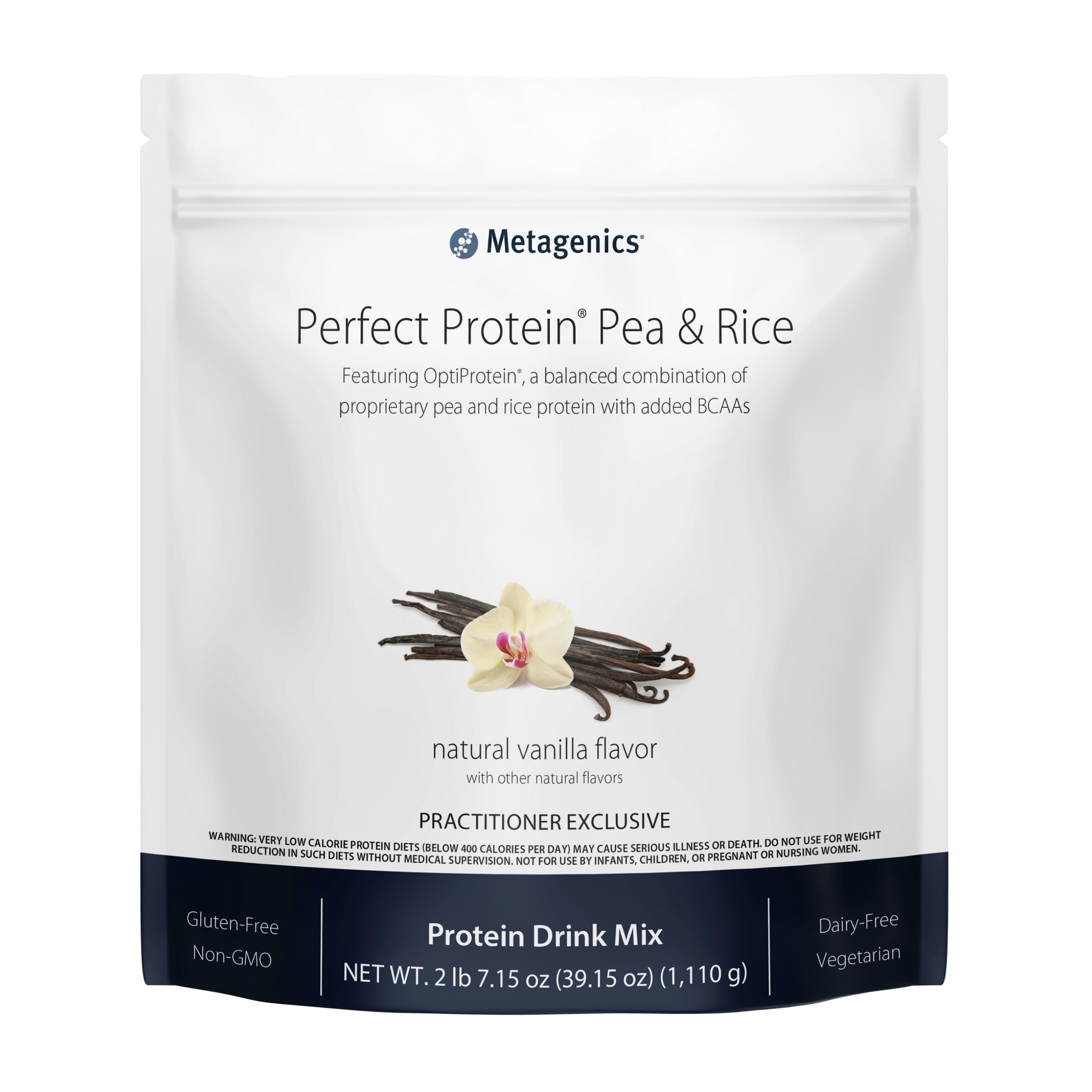 Metagenics Perfect Protein Pea & Rice - 30 Servings - 39.15 Oz