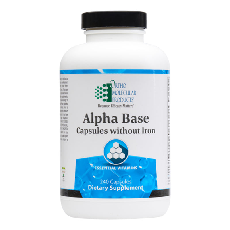 Alpha Base Capsules without Iron 240 Capsules
