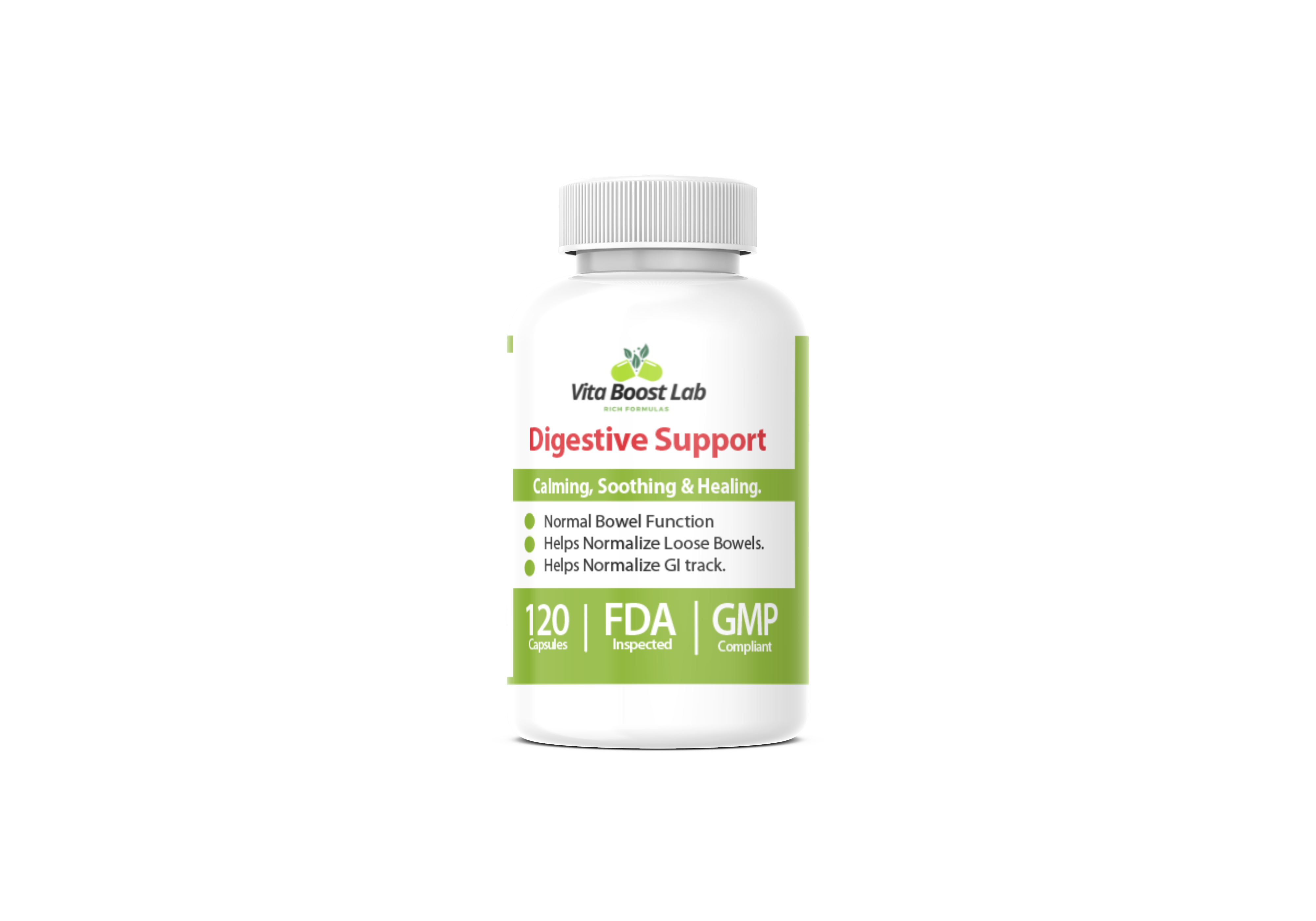Digestive Support, Candida Cleanse, GI track. Support 120 Capsules