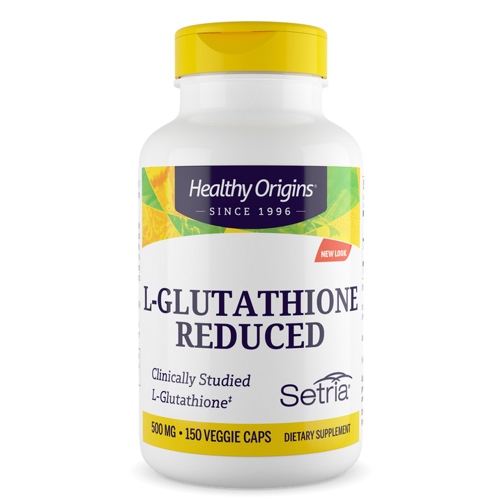 L-Glutathione Reduced 500 mg - 150 Caps - Healthy OriginsDeals