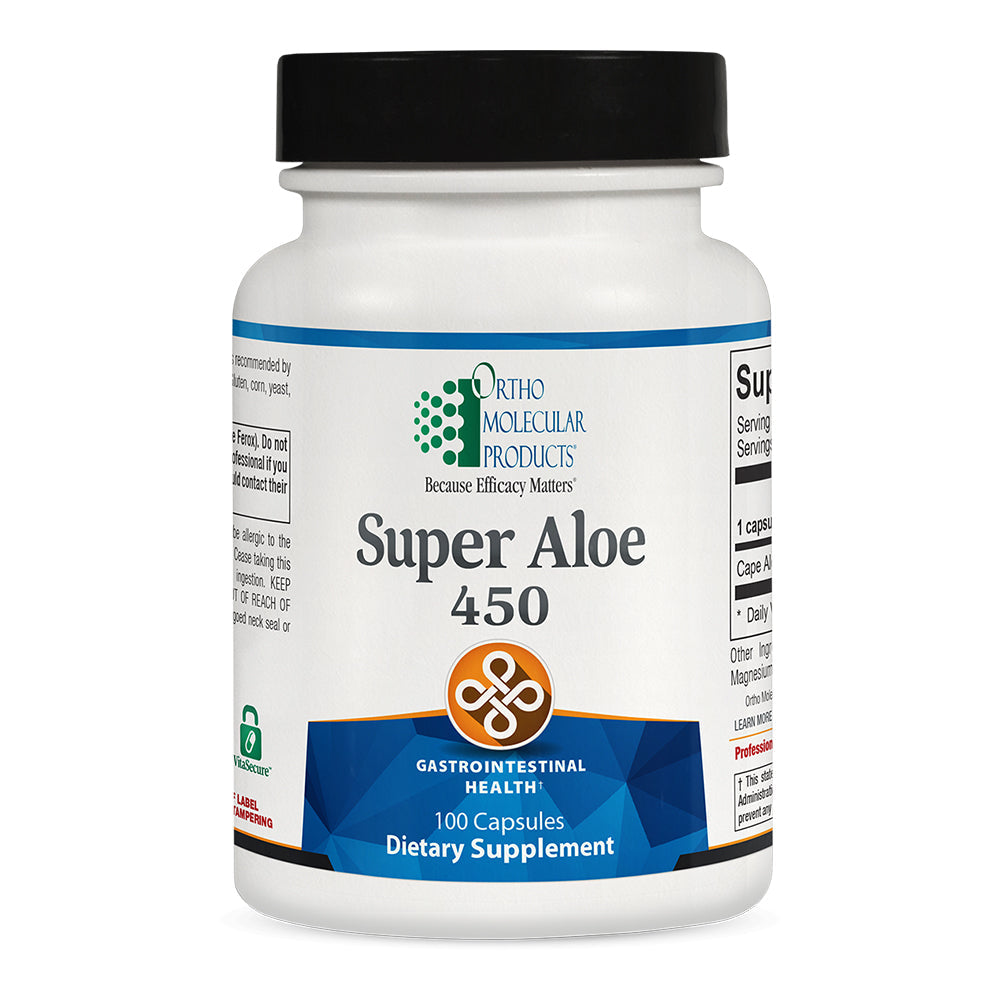 Super Aloe 450 100 Caps Ortho Molecular-Deals