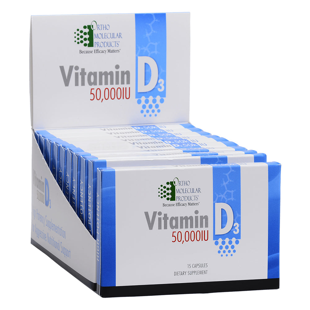 Vitamin D3 50,000 IU 10 packs (15 capsules/pack) Blister Pack
