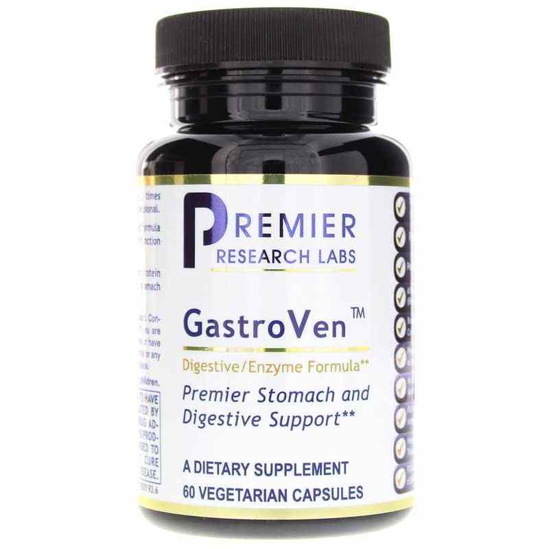 Premier Research Labs GastroVen Stomach and Digestive Support 60 Veg Capsules