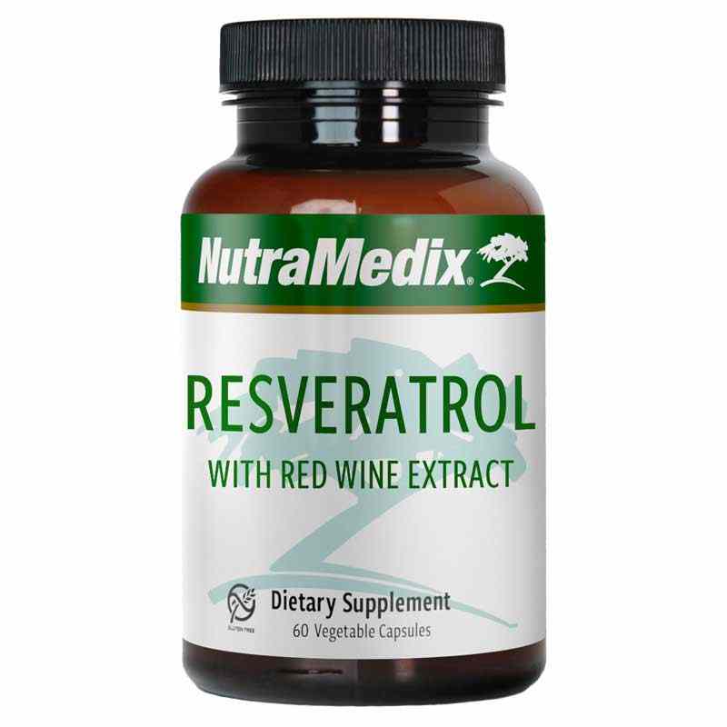 Resveratrol with Red Wine Extract 60 Veg Capsules