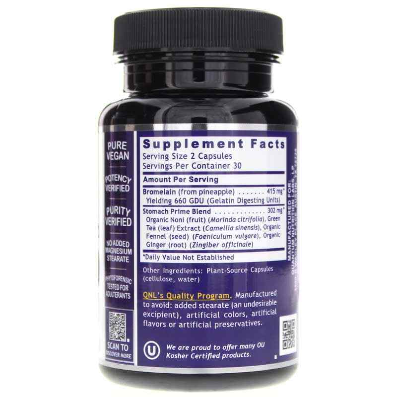 Quantum Nutrition Labs Stomach Support 60 Veg Capsules