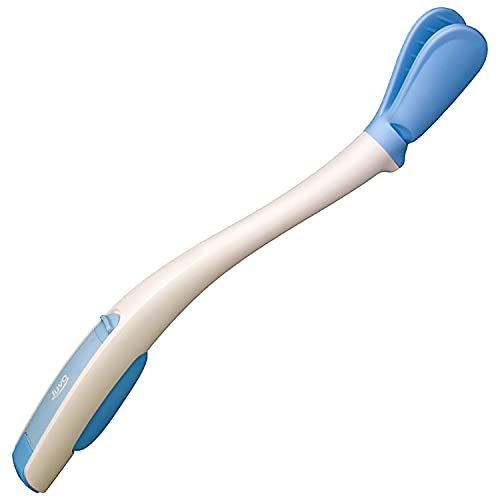 Juvo Toilet Aid - 18 Long Reach Personal Wiping Aid with Hygienic Cover - Easy Use Comfort Self Wiper for Toileting