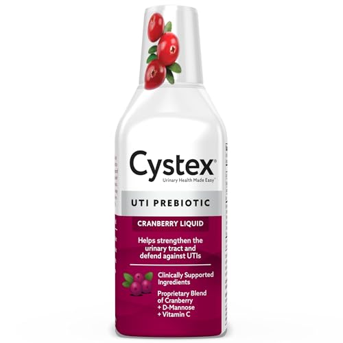 Cystex Urinary Tract Infection Support Cranberry Prebiotic Supplement for UTI Protection 7.6 oz