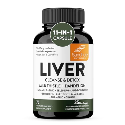 Sandhu's Liver Renew Cleanse, Detox & Repair Support - 70 Capsules