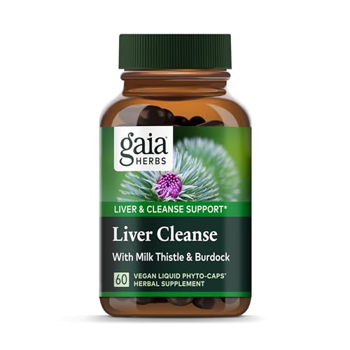 Gaia Herbs Liver Cleanse Herbal Support Supplement - 60 Vegan Capsules