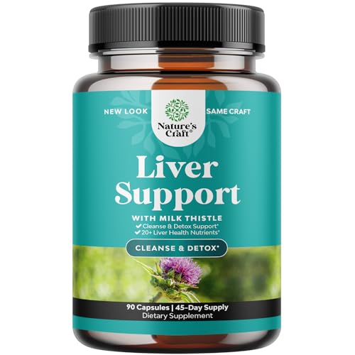 Liver Cleanse Detox & Repair Herbal Support Supplement - 90 Capsules