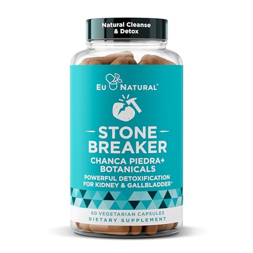 Chanca Piedra Stone Breaker Kidney Cleanse & Gallbladder Supplement - 60 Vegan Soft Capsules