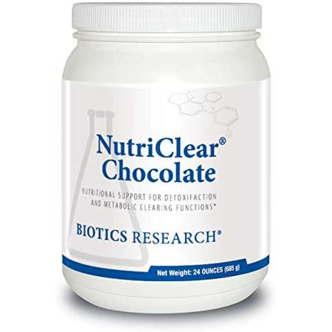 Biotics Research NutriClear Chocolate –Chocolate Powder.
