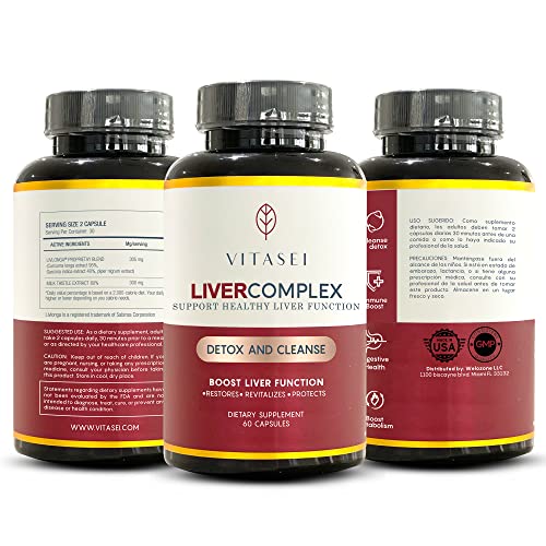 Liver Cleanse Detox & Repair, W/Milk Thistle Extract, 60 Capsules