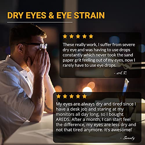 AREDS 2 Plus Eye Vitamins for Macular Degeneration Dry Eye 120 softgels