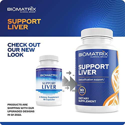 BioMatrix Liver Support Cleanse Detox & Repair Supplement - 90 Capsules