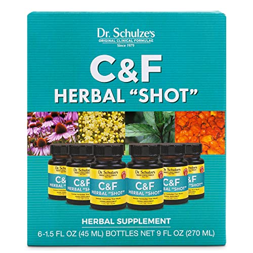 Dr. Schulze's Herbal"Shot" - Organic Extract - Gluten-Free & Non-GMO for Immune System Support 9 Fl. Oz