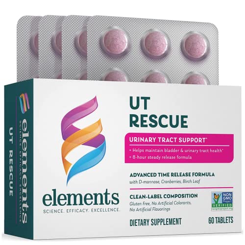 Elements UT Rescue Urinary Tract Support Supplement - 60 Tablets