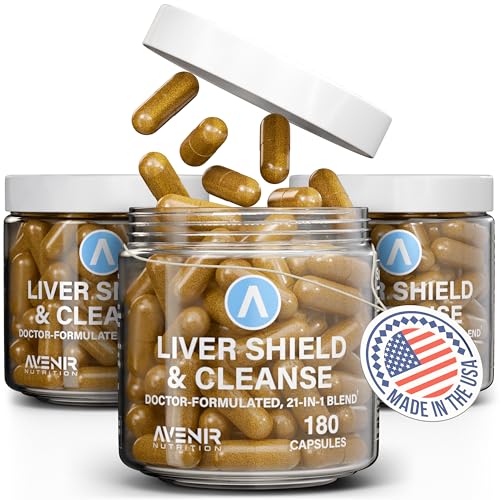 Revitalize Your Liver Avenir Nutrition Liver Shield & Cleanse - 180 Capsules