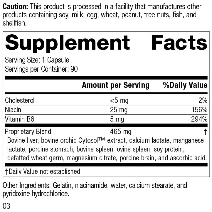 Standard Process - Orchex - 150 Capsules