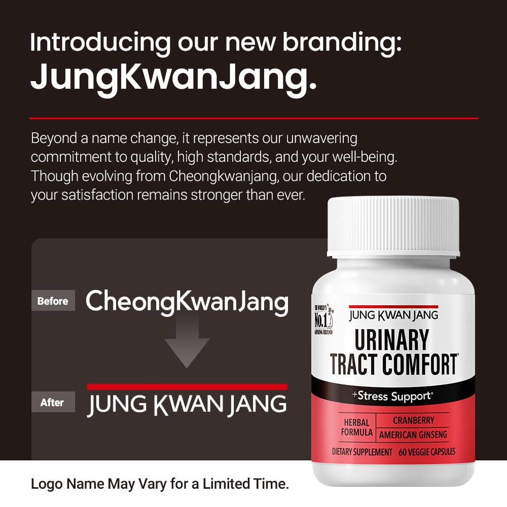 JungKwanJang UT Comfort Pacran Cranberry & American Ginseng Support 60 Capsules for Women and Men