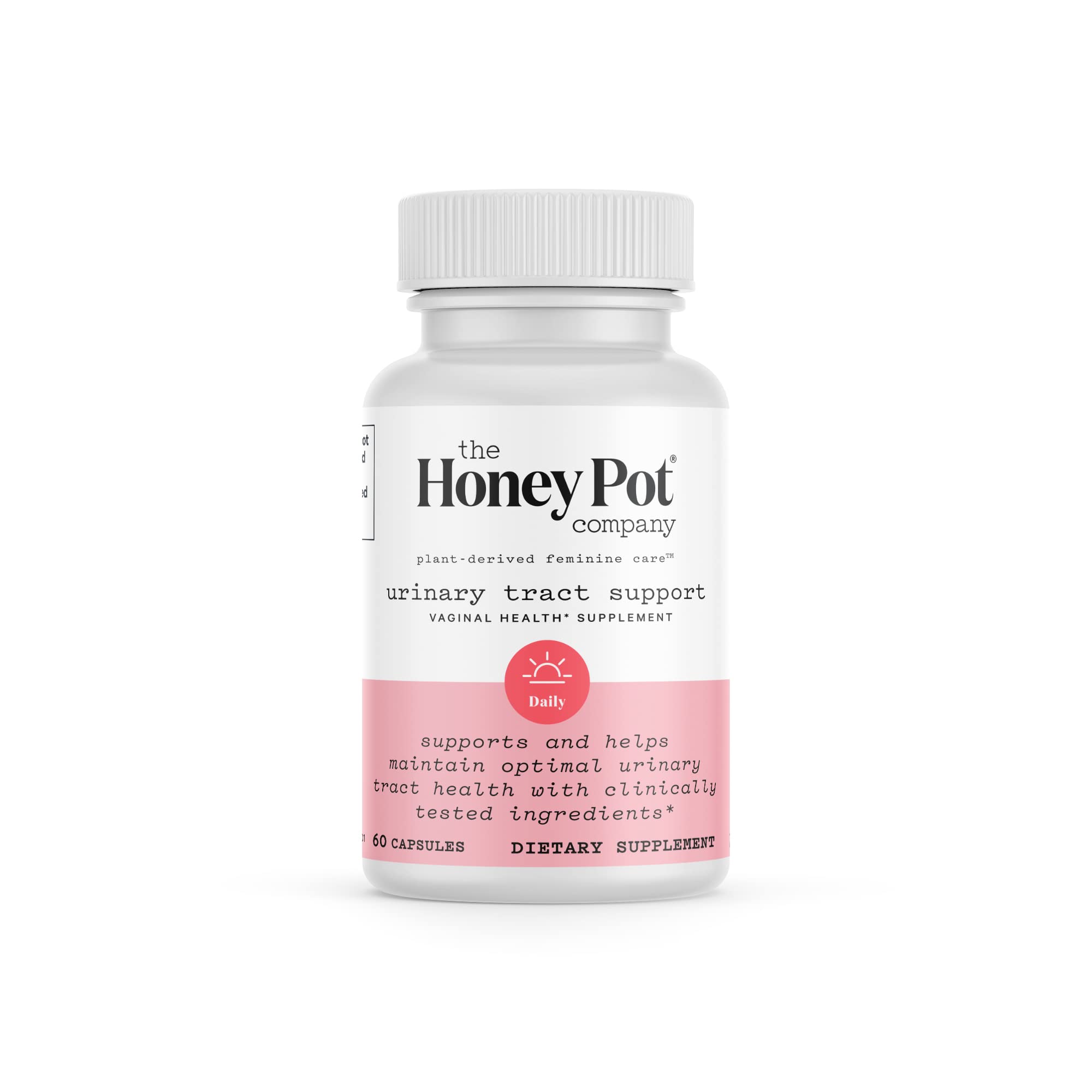 The Honey Pot Company Urinary Tract Support Herbal Supplement - 60 Capsules