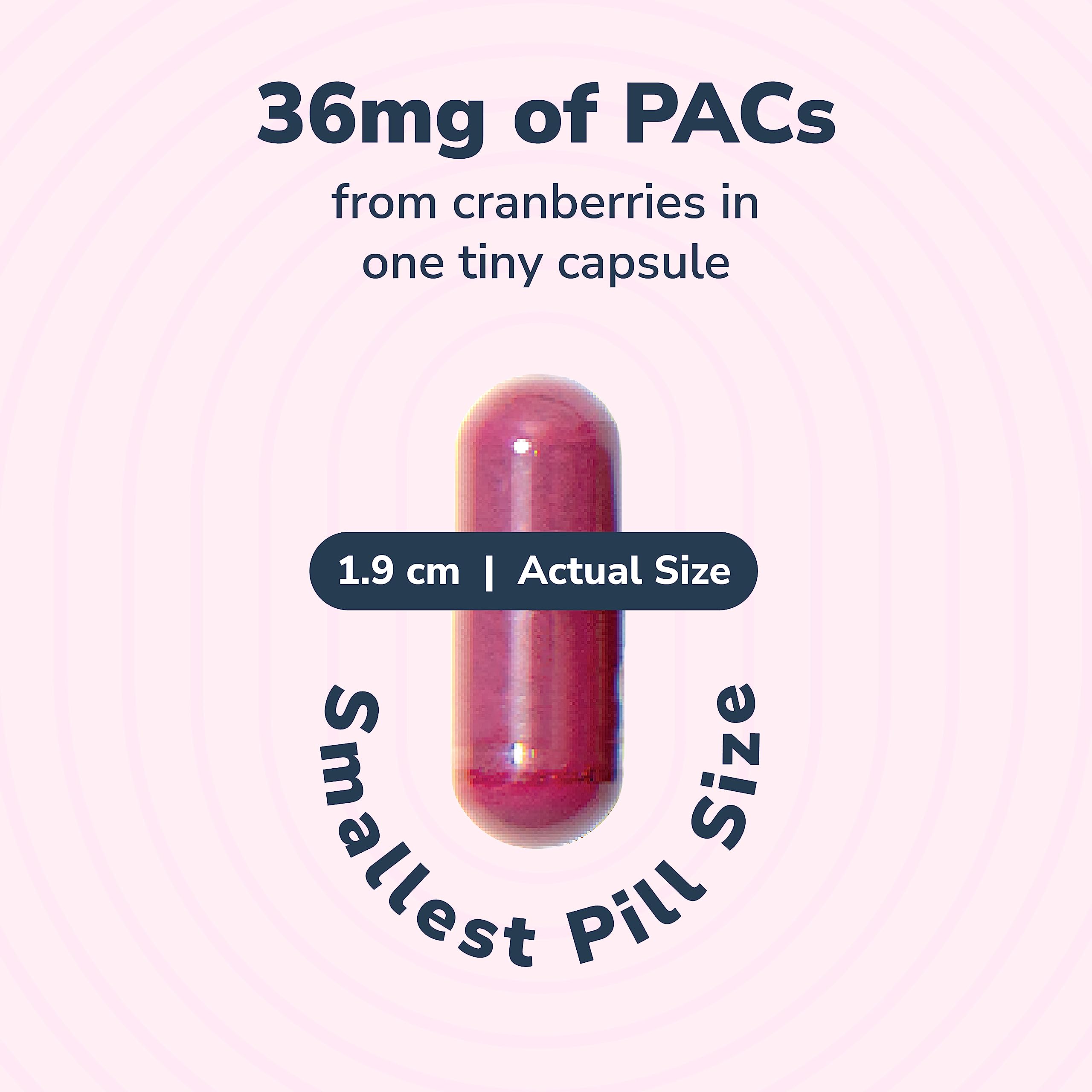 Utiva Cranberry PACs Urinary Tract Health Supplement (90 Vegi Capsules)