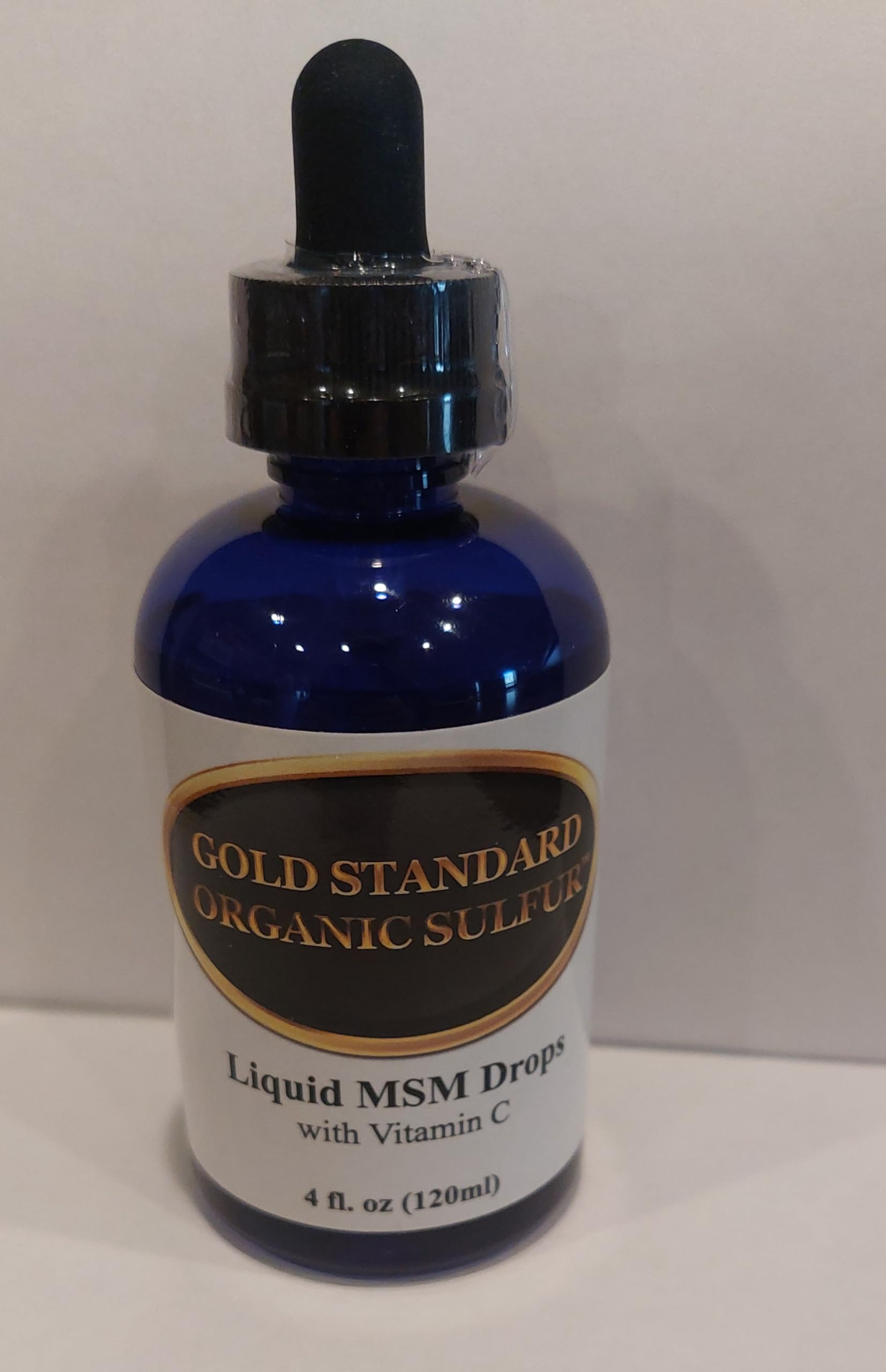 Liquid MSM Drops with Vitamin C - 8 Ounces