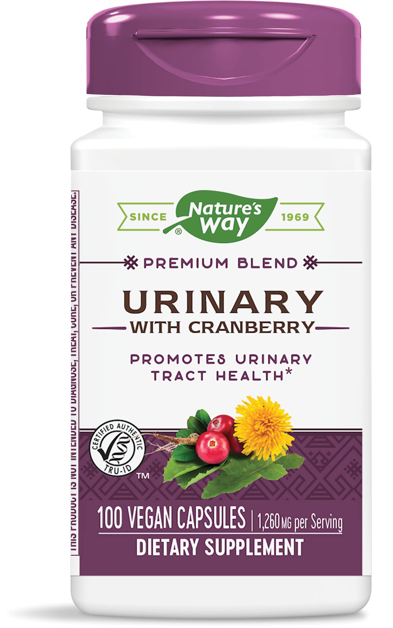 Nature's Way Urinary with Cranberry, 1,260 mg per serving, 100 Capsules