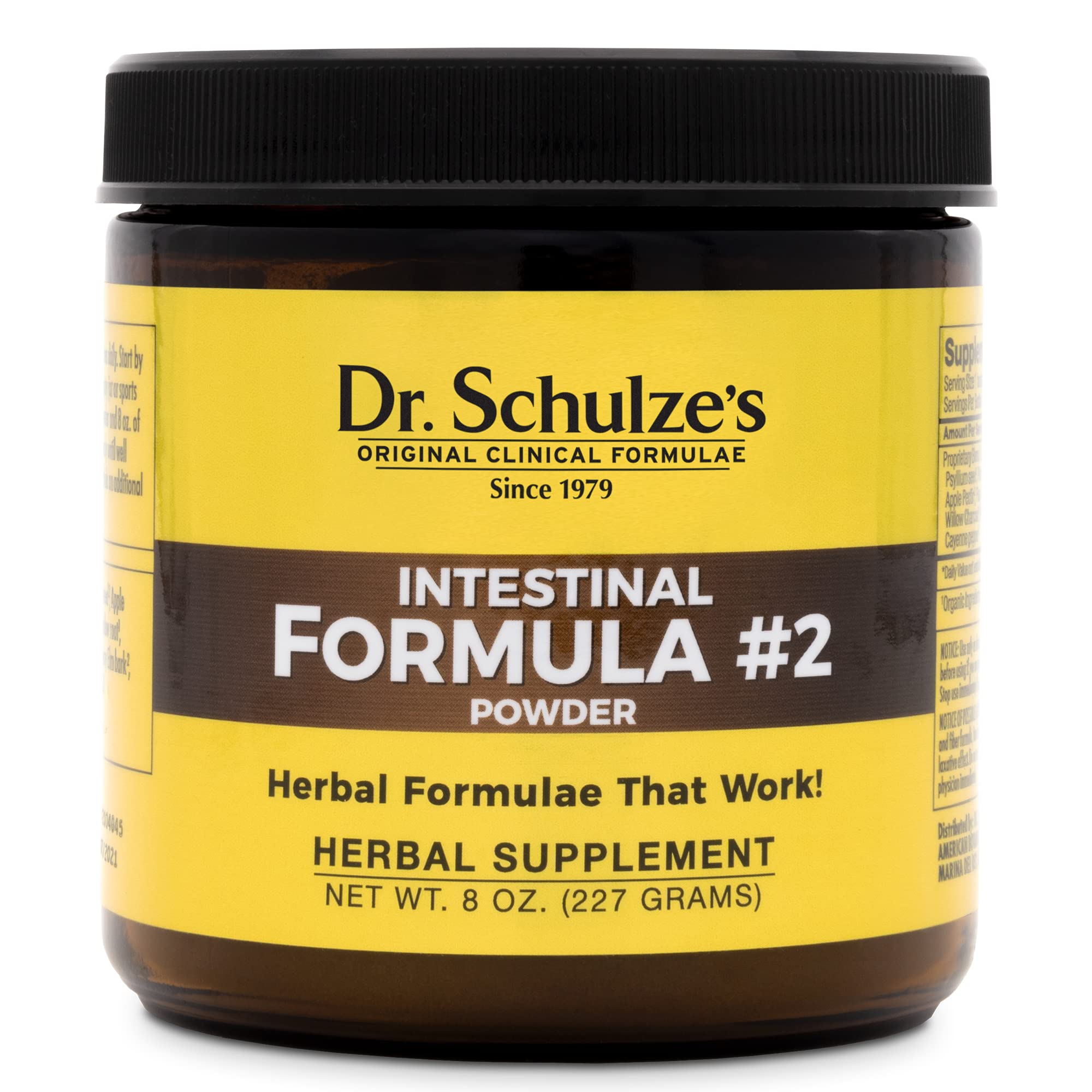 Dr. Schulze’s Intestinal Formula #2 Herbal Colon Cleanse Formula 8 Oz. Jar
