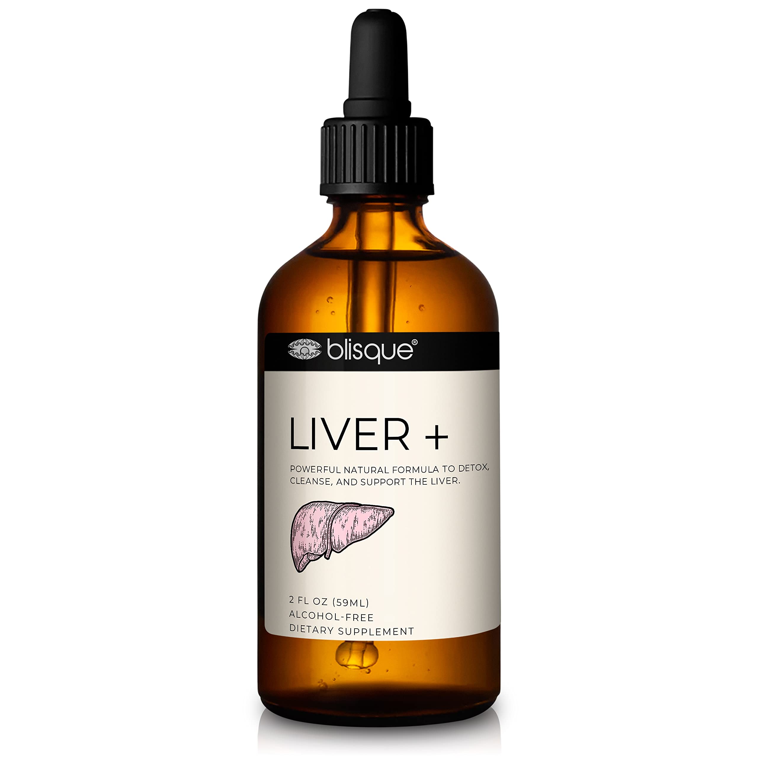 Blisque Liver Complex Doctor-Approved Detox with Milk Thistle, Dandelion Root