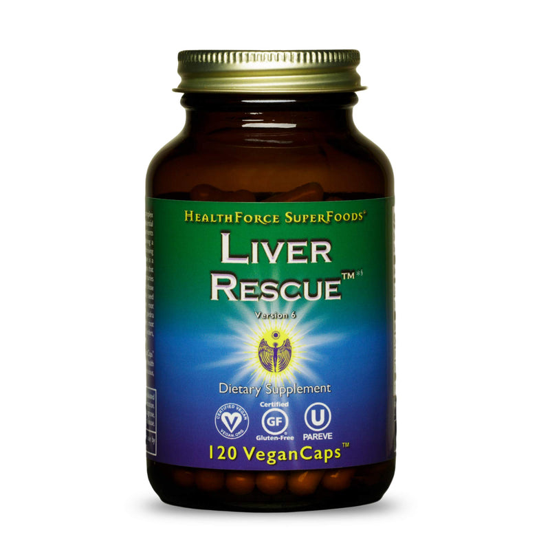 Liver Rescue Natural Liver Cleanse Formula with Milk Thistle & Dandelion Root - 120 Capsules