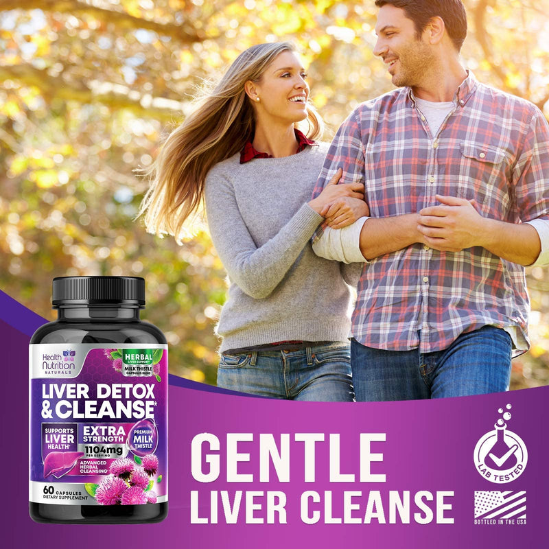 Gentle Liver Cleanse Herbal Support - 60 Capsules