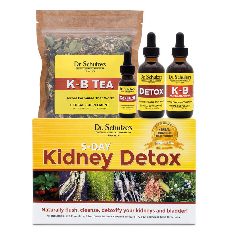 Dr. Schulze’s 5-Day Kidney Detox - Detoxes & Cleanses Bladder Support Urinary Tract Health
