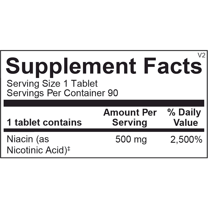Time Release Niacin 90 Tablets