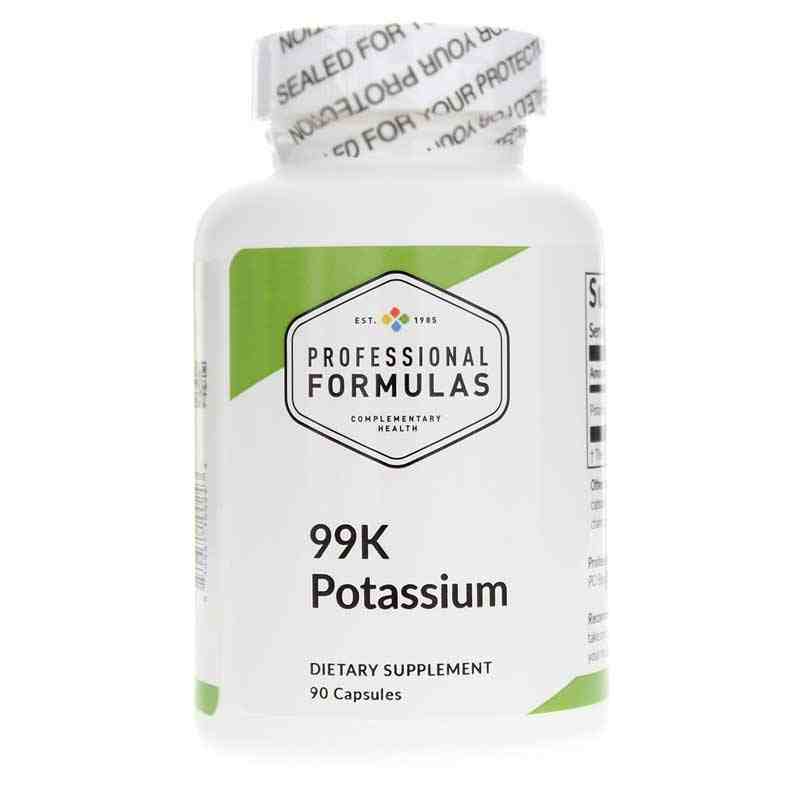 Professional Formulas 99K Potassium Capsules 90 Capsules