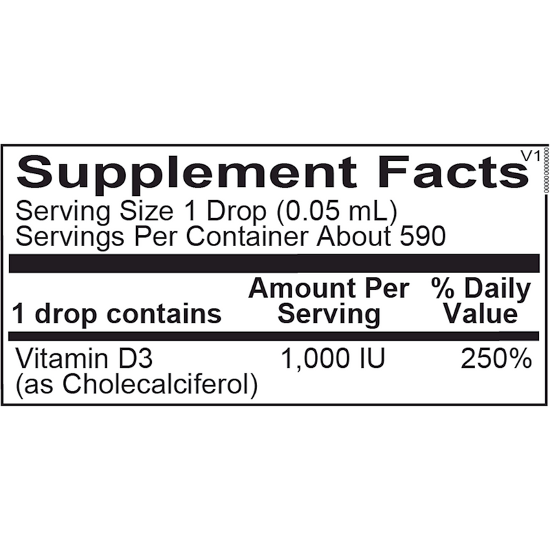 Vitamin D3 Liquid 1 oz