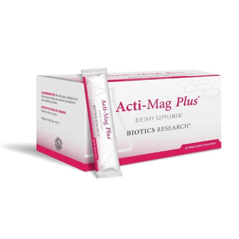 Acti-Mag Plus® Stick Packs 20 Packs - Biotics Research