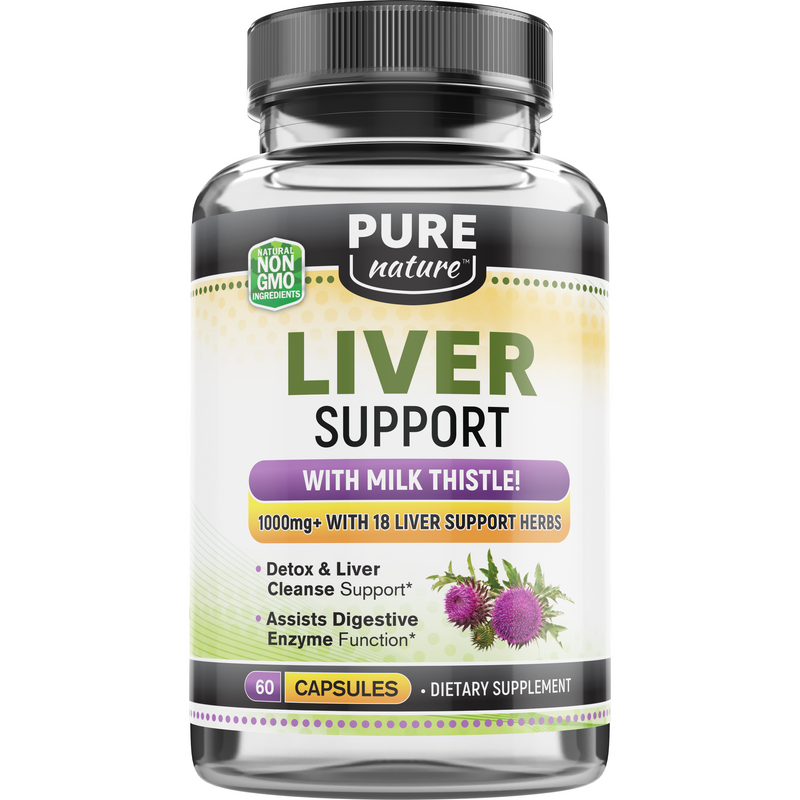 Liver Support, Detox & Repair Formula – Milk Thistle Supplement 60 Count - 20% Discount