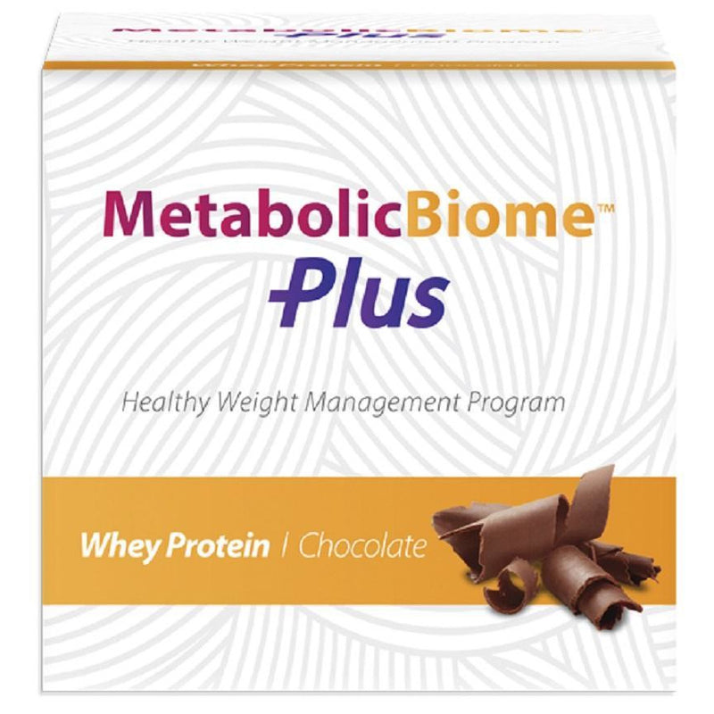 MetabolicBiome Plus - Whey Protein Chocolate 16 Packets - Biotics Research