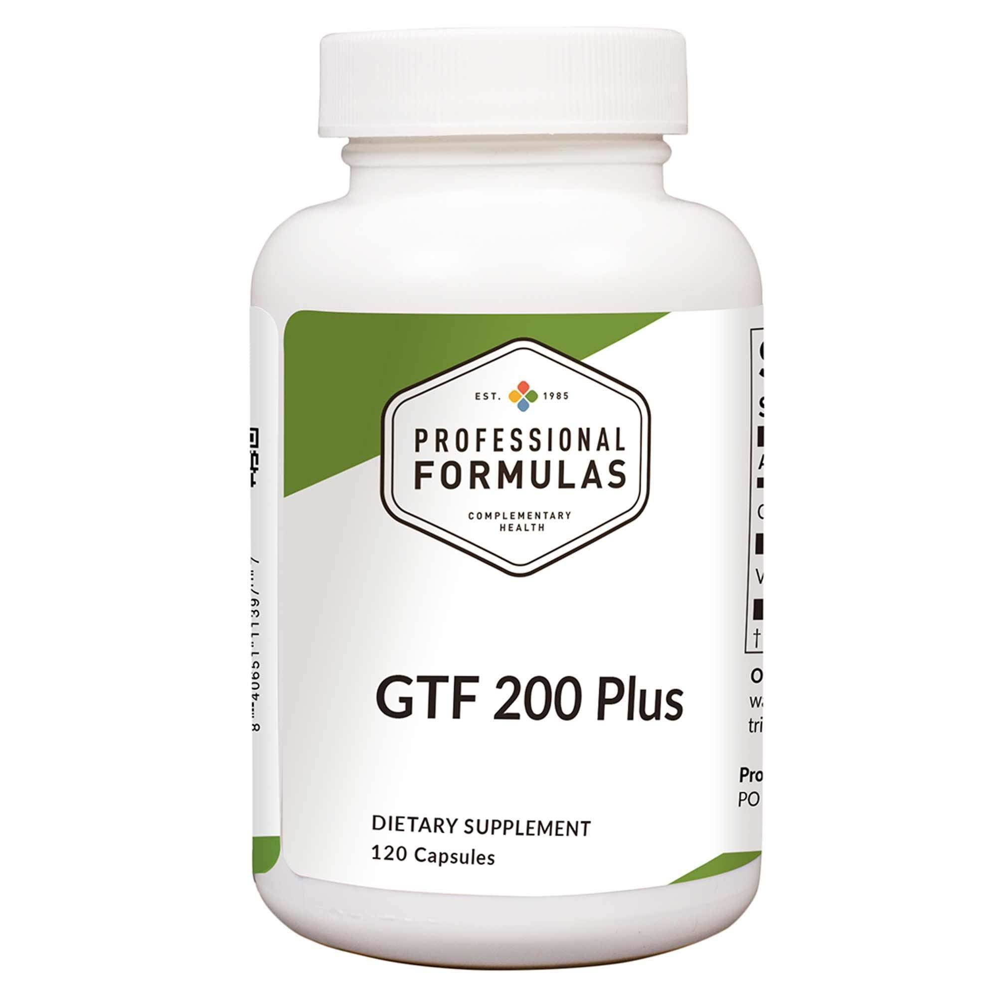 Professional Formulas GTF 200 Plus 120 Capsules - 2 Pack