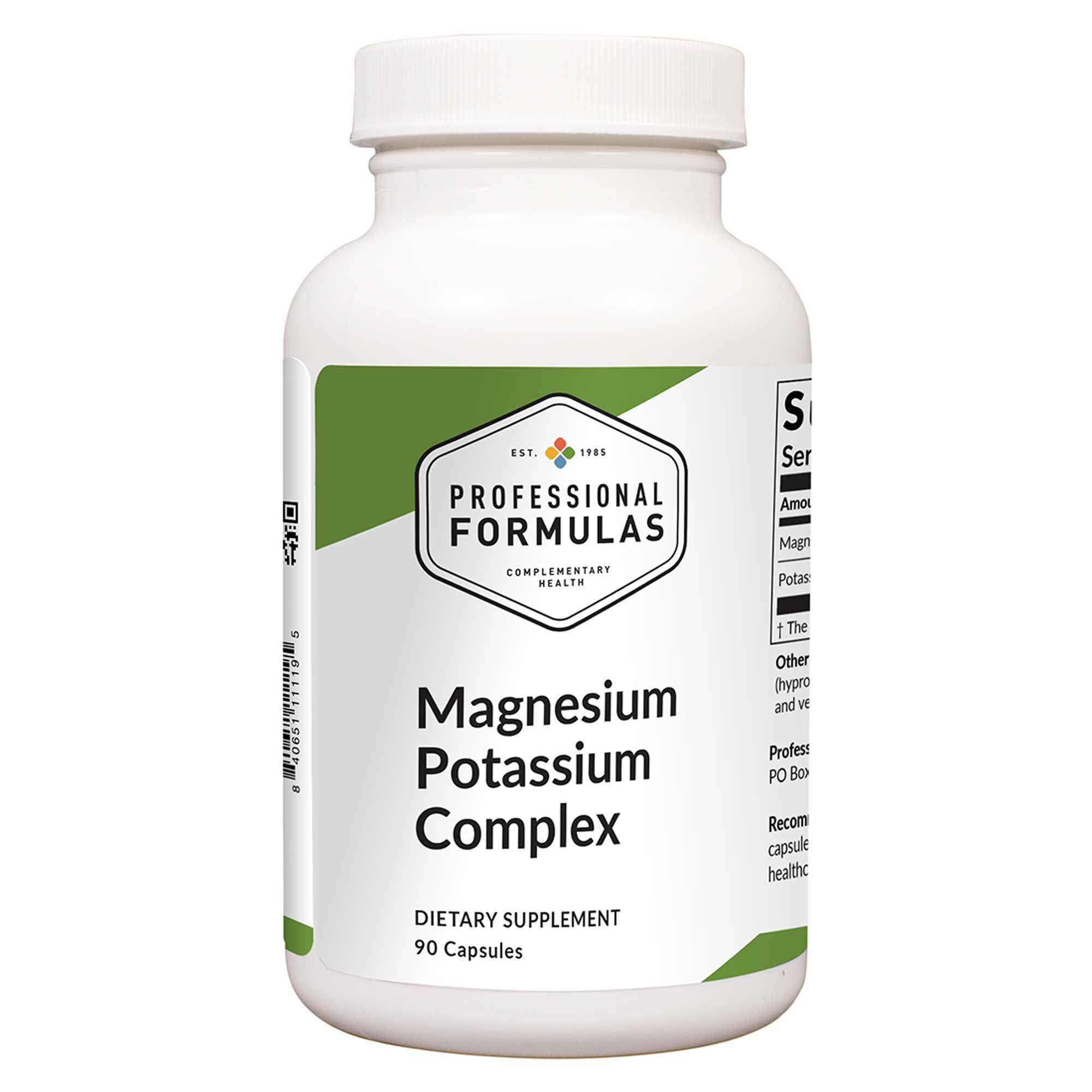 Professional Formulas Magnesium Potassium Complex 90 Capsules - 2 Pack