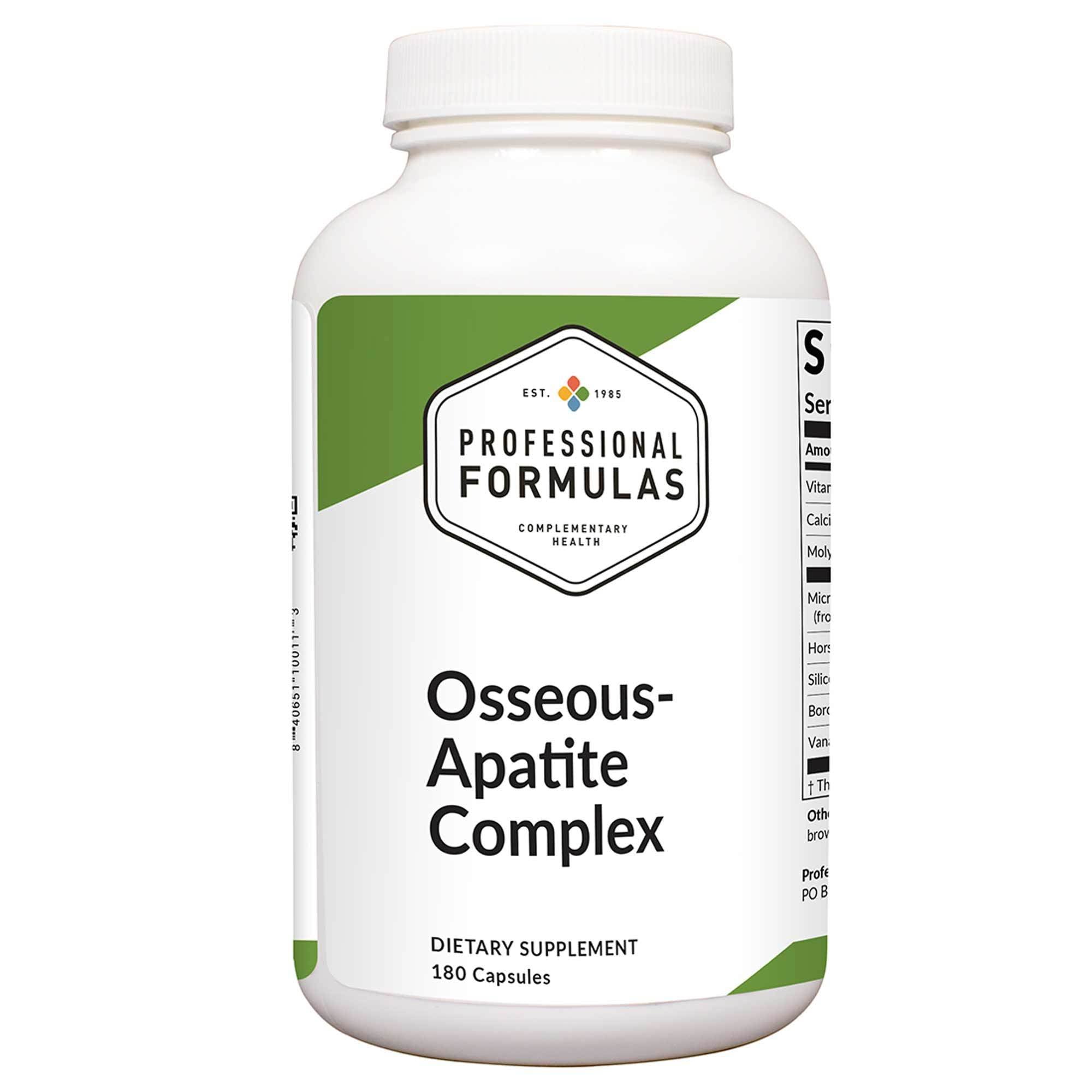 Professional Formulas Osseous-Apatite Complex 180 Capsules