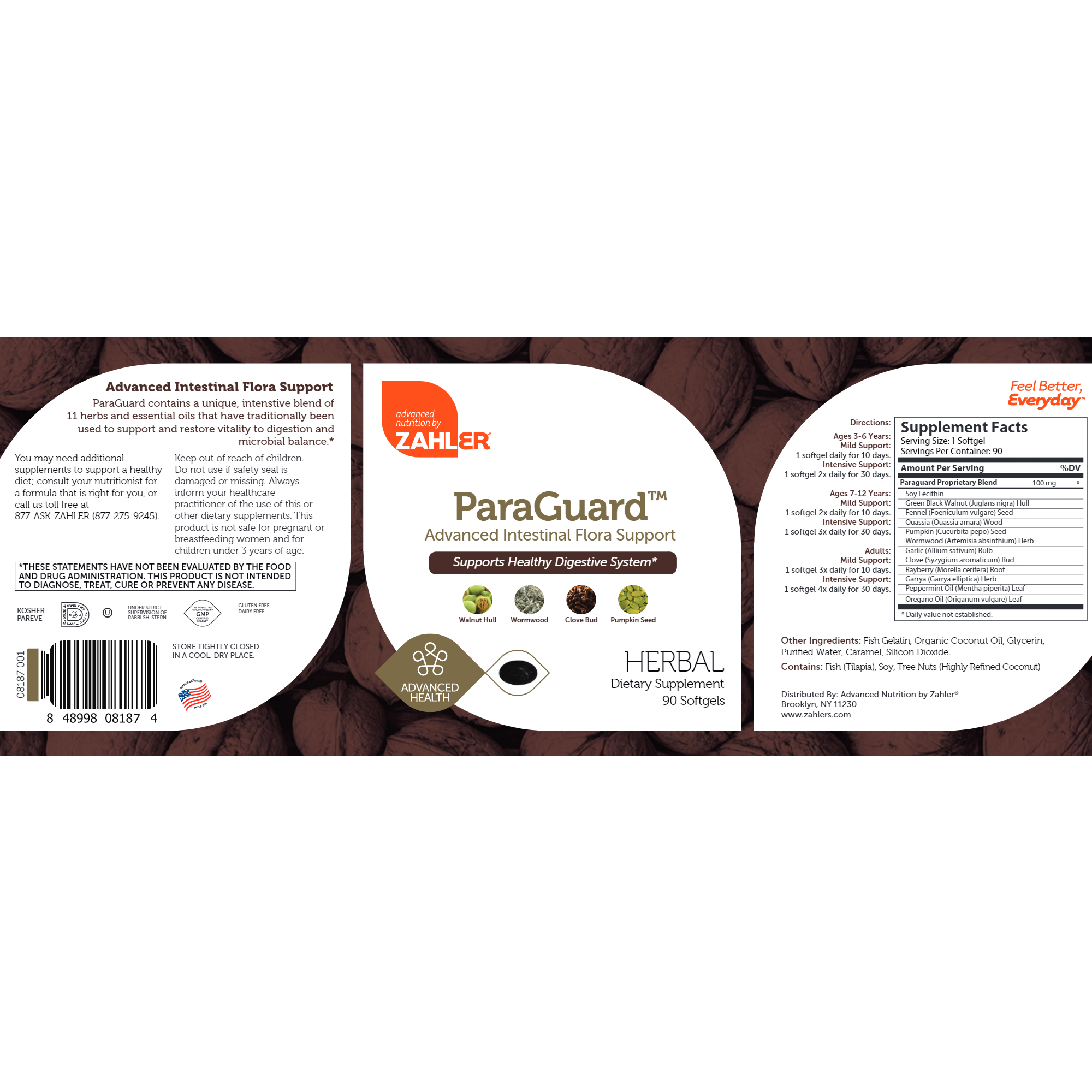 Paraguard softgels 90 softgels | Advanced Nutrition by Zahler