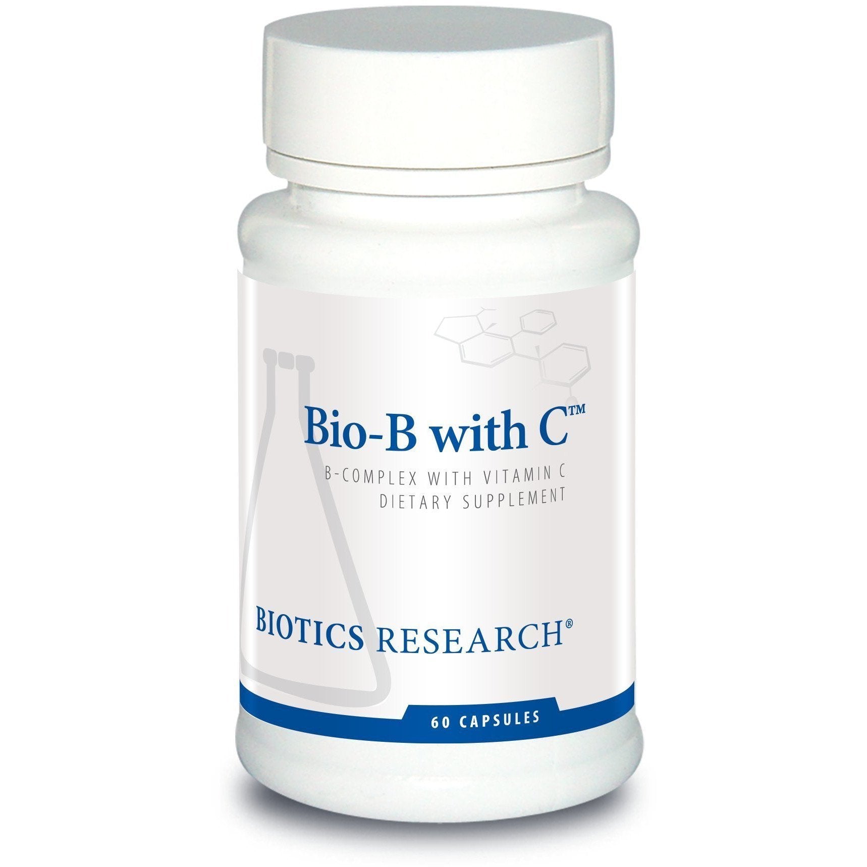 Bio-B with C 60 Count - BIOTICS RESEARCH - 2 Pack