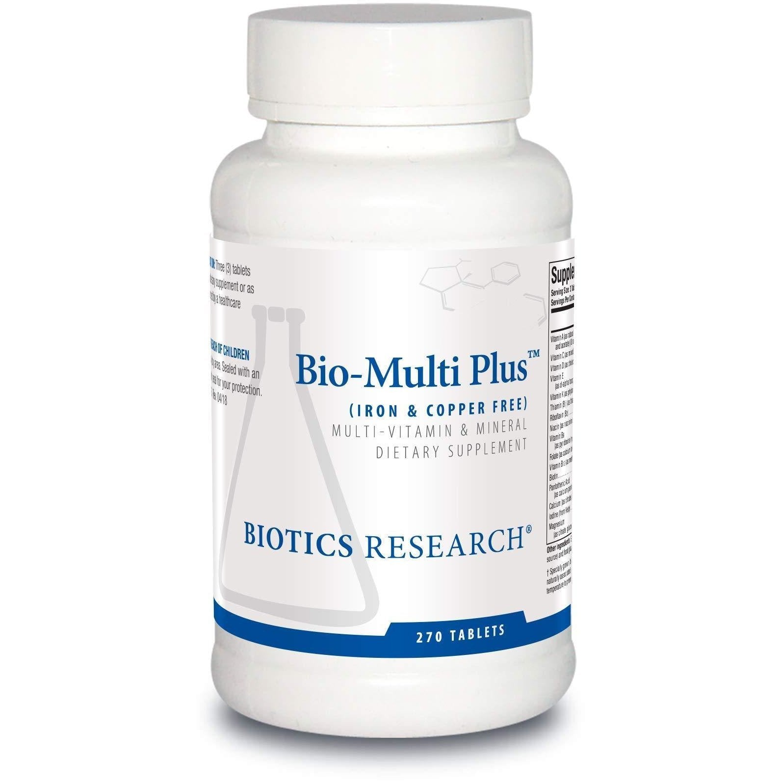 Bio-Multi Plus 270 Tablets - Biotics Research