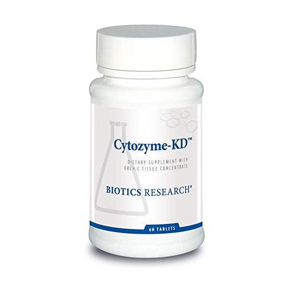 CYTOZYME-KD (NEONATAL KIDNEY) 60 Tablets - Biotics Research - 2 Pack